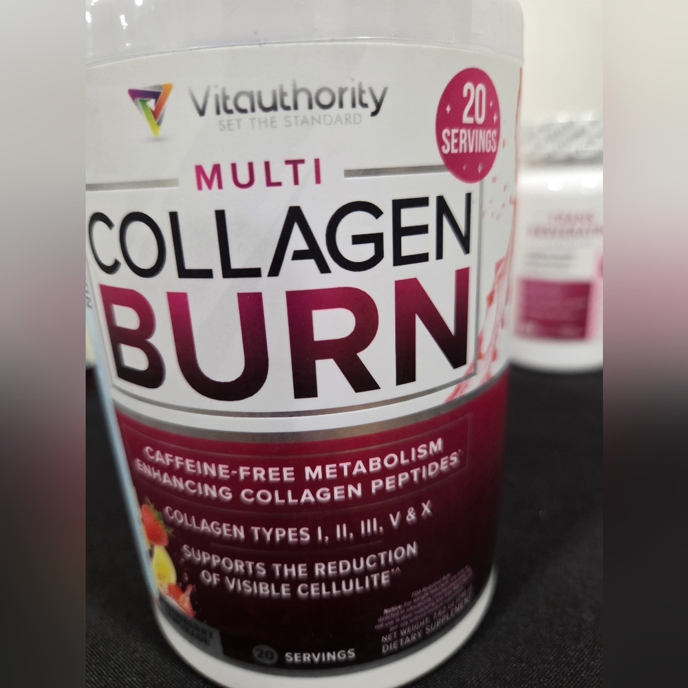 Vitauthority Multi Collagen Burn - White & Deep Berry